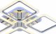 Потолочная люстра EvoLed Qutro SLE200412-04RGB. 