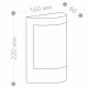 Уличный настенный светильник Feron DH018 11880. 