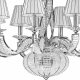 Подвесная люстра Osgona Alveare 702104. 