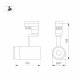 Трековый светодиодный светильник Arlight LGD-Zeus-2TR-R67-10W Warm3000 025908(1). 