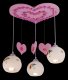 Подвесной светильник Natali Kovaltseva Heart HEART 10571/3C (1180). 