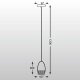 Подвесной светильник Zumaline Sila MD1510-1(Chrome). 