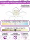 Потолочная люстра Natali Kovaltseva Smart Home LED LAMPS 81210. 