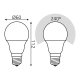 Лампа светодиодная сенсорная Gauss E27 10W 4100K матовая 102502210-M. 