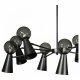 Подвесная люстра Loft IT Halley 10046/8 Black. 