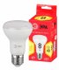 Лампа светодиодная ЭРА E27 8W 2700K матовая LED R63-8W-827-E27 R Б0050701. 