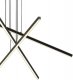 Подвесной светильник Natali Kovaltseva LED LAMPS 81103/3C BLACK. 