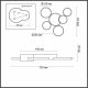 Потолочная люстра Lumion Norbert 5253/99CL. 