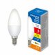 Лампа светодиодная Volpe E14 6W 3000K матовая LED-C37-6W/3000K/E14/FR/SLS UL-00008794. 