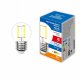 Лампа светодиодная филаментная Volpe E27 6W 4000K прозрачная LED-G45-6W/4000K/E27/CL/SLF UL-00008309. 