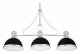 Подвесная люстра Lumina Deco Ettore LDP 710-3 BK+CHR. 