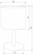 Настольная лампа декоративная TK Lighting Deva 5217 Deva White. 