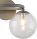 Бра DeLight Collection Wendt KG1202W-2 grey/clear. 