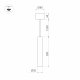 Подвесной светодиодный светильник Arlight SP-Pipe-Hang-L300-R30-9W Day4000 038612. 