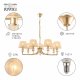 Подвесная люстра Rivoli Elinor Б0055627. 