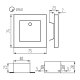 Подсветка лестницы Kanlux APUS LED PIR B-WW 29857. 