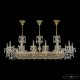 Подвесная люстра Bohemia Ivele Crystal 1453 1453/14/195/1000 G. 