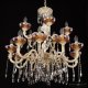 Подвесная люстра Bohemia Ivele Crystal AL7901 AL79101/10+5/250/2D A WMG P Shampan/M-1G. 