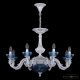 Подвесная люстра Bohemia Ivele Crystal AL7901 AL79101P/8/250 WMN P Aquamarine/M-1G. 