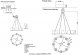 Подвесная люстра Crystal Lux Medici SP8. 