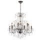 Подвесная люстра Crystal Lux Odelis SP12 Brown. 