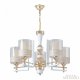 Подвесная люстра Arte Milano Florentia-6087 306087/5 Wh/Gd. 
