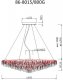Подвесная люстра Garda Decor 86-8015/800G. 