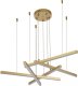 Подвесной светодиодный светильник Indigo Paralleli 14017/5P Gold V000087L. 