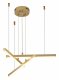 Подвесная люстра Indigo Paralleli 14017/3P Gold. 