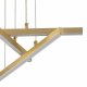 Подвесная люстра Indigo Paralleli 14017/3P Gold. 