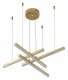 Подвесная люстра Indigo Paralleli 14017/4P Gold. 