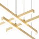 Подвесная люстра Indigo Paralleli 14017/4P Gold. 
