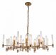 Подвесная люстра Indigo Favara 11040/7P Brass. 
