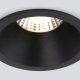 Встраиваемый светодиодный светильник Elektrostandard Lin 15266/LED 7W 3000K BK черный a063926. 