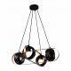 Подвесная люстра IMEX Rolf MD.21744-4-P-BK+CP. 