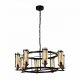 Подвесная люстра IMEX Temple MD.20541-8-P-BK+AB. 