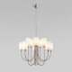 Подвесная люстра Eurosvet Abbey 60164/10 никель. 