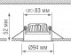 Точечный светильник Illusion DL20100R10W1W. 