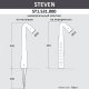Наземный светильник Fumagalli Steven ST1.531.000.WXZ1L. 