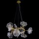 Подвесная люстра iLamp Savage 9070-D600 GD. 