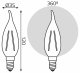 Лампа светодиодная Gauss Filament Elementary E14 12Вт 4100K 42122. 