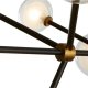 Подвесная люстра DeLight Collection Nabila 10101P/10 black/gold. 