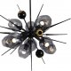 Потолочная люстра DeLight Collection Burst 9720P-10S black/smoky. 