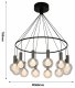 Подвесная люстра Favourite Kula 4378-12P. 