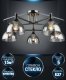 Потолочная люстра Wedo Light Giordzhi WD3620/5C-AB-BK-SMK. 