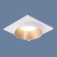 Встраиваемый светильник Elektrostandard 116 MR16 золото/белый a053346. 
