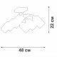 Потолочная люстра Vitaluce V2833-1/6PL. 