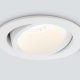 Встраиваемый светодиодный светильник Elektrostandard 15267/LED 7W 4200K белый/белый a055721. 