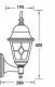 Настенный фонарь уличный Oasis Light QUADRO lead GLASS 79901MlgW/04 Bl. 