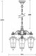 Уличный светильник подвесной Oasis Light PORTO 86170/3 02 Bl. 
